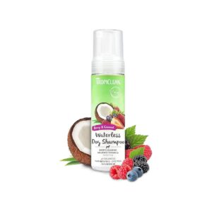 Gentle Berry Coconut Waterless Shampoo for Dogs Clean Coat Now