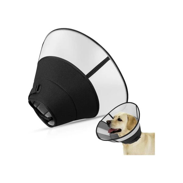 Gentle Dog Cone for Large Medium Small Dogs and Cats After Surgery Post Recovery Collar