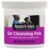 Gentle Ear Cleansing Pads for Dogs Remove Dirt and Wax Build-Up Comfortably