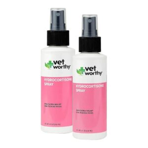 Gentle Formula Anti-Itch Spray for Dogs with Hydrocortisone and Aloe Vera