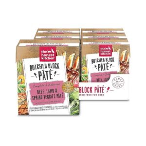 Gentle, Natural Wet Dog Food Pate with Beef, Lamb, and Spring Veggies