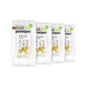 Gentle Organic Pet Wipes for Dogs and Cats, 500 Total Wipes