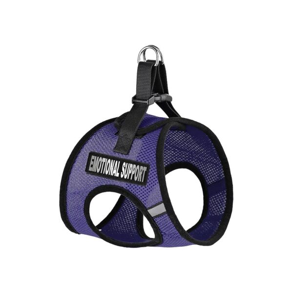 Gentle Padded Step-In Mesh Dog Harness for Puppies to Large Dogs Purple