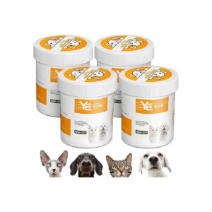 Gentle Pet Eye Wipes for Dogs and Cats 800 Count Box of 4