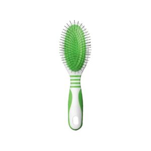 Gentle Pin Brush for Medium to Long Hair Dogs Promotes Healthy Skin and Coat