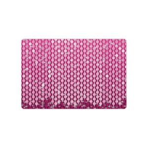 Gentle Purple Pink Non-Slip Rubber Pet Mat for Food and Water for Cats and Dogs