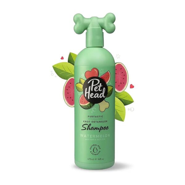 Gentle Shampoo for Curly Furred Dogs with Watermelon Fragrance and Shea Butter