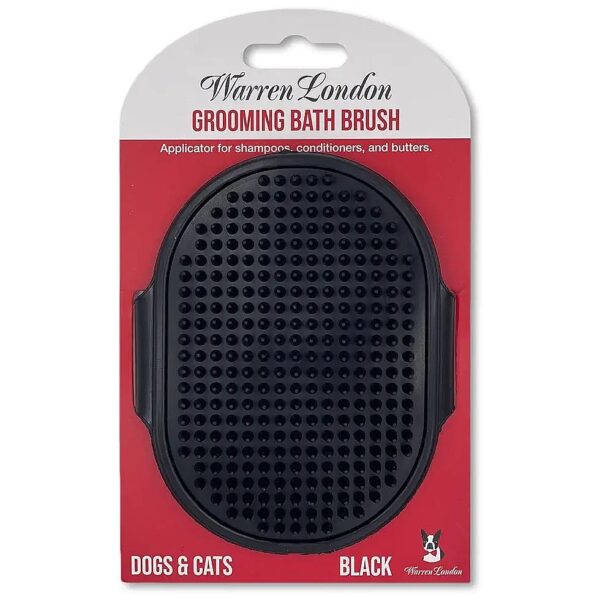 Gentle Silicone Pet Bath Brush for All Coat Types and Lengths