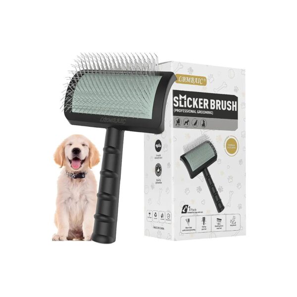 Gentle Slicker Brush for Thick and Long Haired Goldendoodles and Poodles