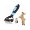 Gentle and Easy to Use Pet Grooming Rake Removes Tangles and Knots for Dogs and Cats