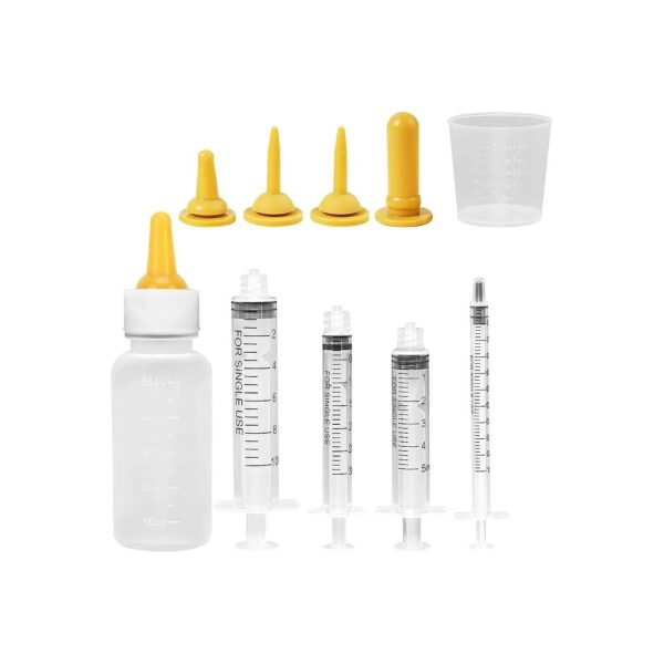 Gentle and Effective Pet Nursing Bottles with Miracle Nipples for Newborn Pets