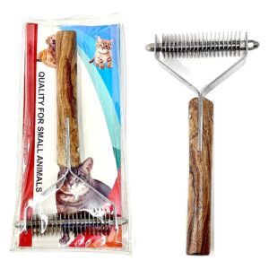 Gentle yet Effective Pet Brush for Removing Dead Undercoat and Tangles