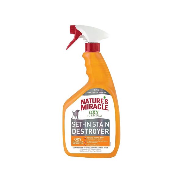 Gentle yet Powerful Pet Stain and Odor Remover with Oxygen Release Technology