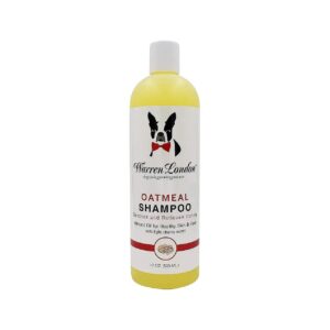 Gently Cleansing Oatmeal Dog Shampoo for Sensitive Skin and Coat with No Parabens