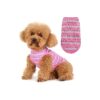 Gently-Fit Dog Shirt Vest for Small Breeds Like Chihuahua Yorkie Puppy Pink Medium