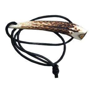 Genuine High Quality Stag Antler Dog Training Whistle for Hunting and Gun Dog Training