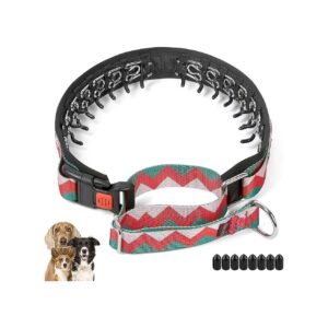 Geometric Pattern Dog Collar for Large Medium Small Breeds No-Pull Walking Training