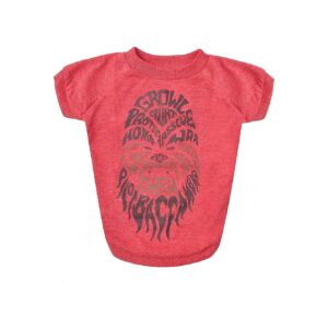 Giant Red Chewbacca Star Wars Dog Tee Large Dogs Soft Comfortable Casual Wear