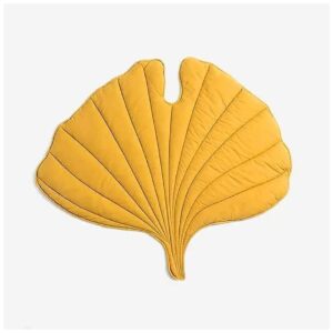 Ginkgo Yellow Leaf Shaped Cotton Pet Blanket