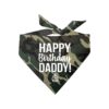 Give the Gift of a Happy Birthday with Adjustable Cotton Camouflage Dog Bandana