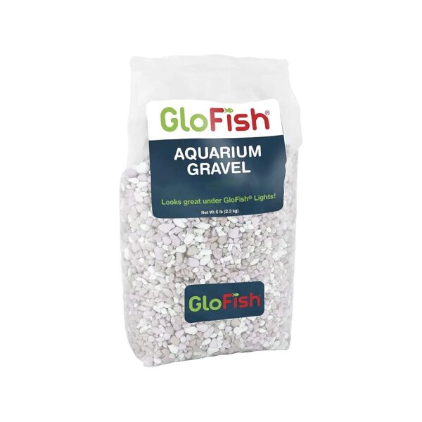 GloFish Aquarium Gravel Pearlescent 5 Pounds Fluorescent Aquarium Decoration