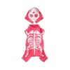 Glowing Skeleton Dog Costume for Medium Sized Dogs with Adjustable Velcro