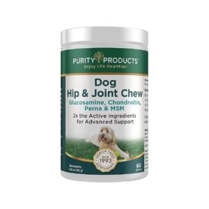 Glucosamine MSM Chondroitin and Perna Green Lipped Mussel Joint Support Chews for Dogs