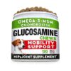 Glucosamine and MSM Joint Relief Treats for Small and Large Breed Dogs