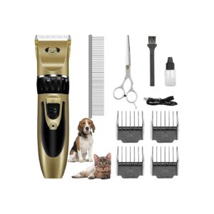 Gold-03 Cordless Dog Grooming Clippers for Thick Coats, Safe and Sharp Blade