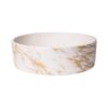 Gold Marble Ceramic Pet Food Dishes, Difficult to Tip or Slip, Easy to Clean, and Durable