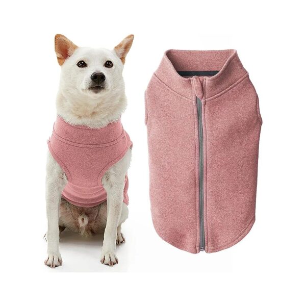 Gooby Microfiber Fleece Dog Sweater for Small to Medium Size Dog Breeds