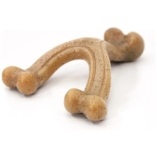 Gourmet Chicken Flavor Wishbone Dog Toy for Large Dogs