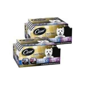 Gourmet Soft Wet Dog Food Loaf in Sauce with Real Meat and Easy Peel Trays