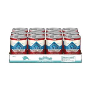 Grade Beef Canned Dog Food for Dogs of All Ages with No Poultry By-Products