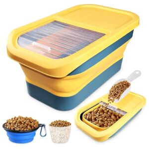 Grade Collapsible Dog Food Storage Container for Durable Food Storage