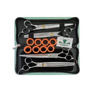 Grade Grooming Shears with Advanced Ergonomics and High-Quality Steel