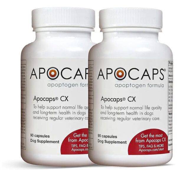 Grade Natural Apoptosis Support for Canines Pack of 2 Boxes 90 Count