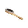 Grade Pet Brush with Natural Bristles and Alloy Pins for Pet Grooming