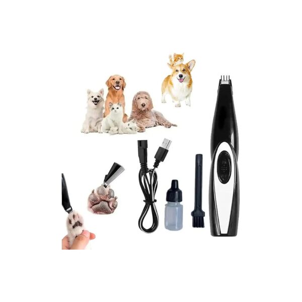 Grade Pet Hair Trimmer for Trimming and Grooming Cats and Dogs-black