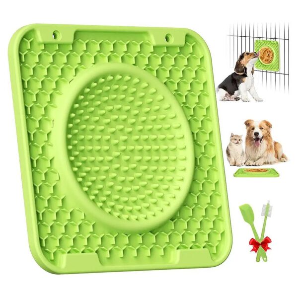 Grade Silicone Dog Lick Mat for Large Dogs and Cats, BPA Free and Dishwasher Safe