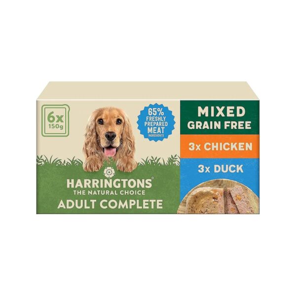 Grain Free Dog Food Mixed Selection Box 150g Packaging for Multiple Dogs