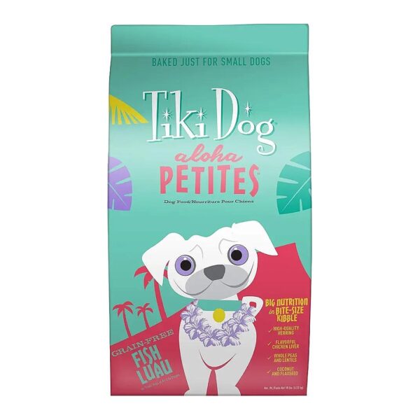 Grain Free Dog Food with Fresh Fish, Peas, and Lentils for Small Breeds and All Ages