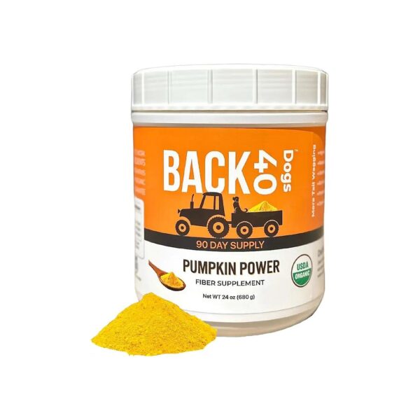 Grain-Free, High-Fiber Pumpkin Multivitamin for Dogs without Fillers and Preservatives