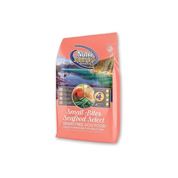 Grain-Free Seafood Select Dog Food Made with Salmon and Fish Meal for Overall Nutrition