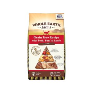 Grain Free Small Medium Large Breed Dog Food with Pork Beef and Lamb Recipe