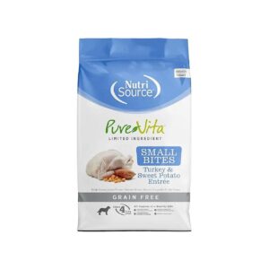 Grain Free Turkey Sweet Potato Small Bites Dry Dog Food with AAFCO Compliant Formula