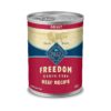 Grain-Free Wet Dog Food for Adult Dogs with Beef Recipe and Natural Ingredients