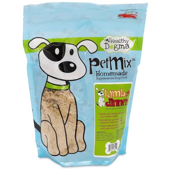 Grain Free and Gluten Free Dehydrated Dog Food with Lamb for Canines with Food Allergies