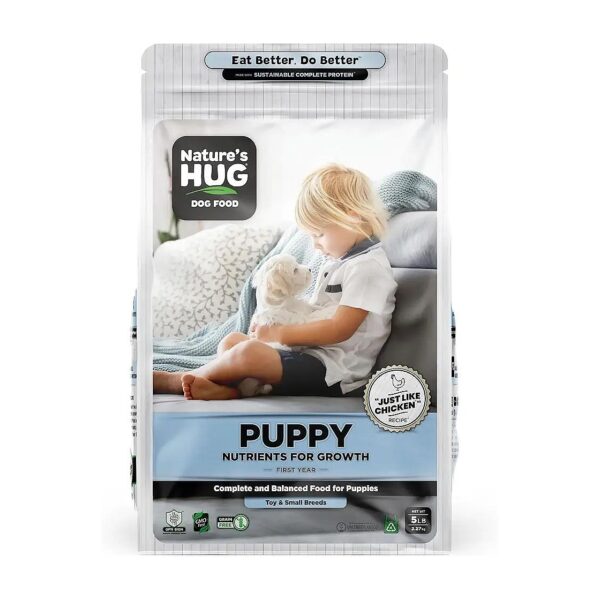 Grain Free and Hypoallergenic Dry Dog Food for Puppies Supports Microbiome Health