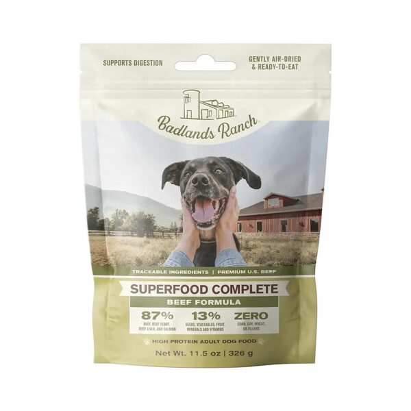 Grain-Free and Omega-Rich Adult Dog Food with Superfood Ingredients